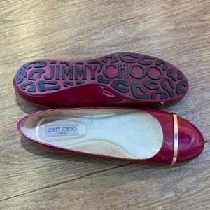 Patent leather Jimmy Choo flats